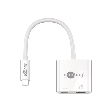 Goobay | USB-C HDMI Adapter (4k 60 Hz) | White | USB-C to HDMI