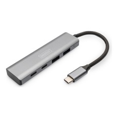 Digitus | USB-C 4 Port HUB 2x USB-A + 2x USB-C Gen2 | DA-70245 | USB-C Hub
