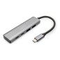 Digitus | USB-C 4 Port HUB 2x USB-A + 2x USB-C Gen2 | DA-70245 | USB-C Hub