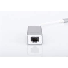Digitus | USB Type C 3.0 Gigabit Ethernet Adapter 10/100/1000 Mbps | DN-3024 | USB Type-C to RJ45