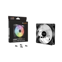 be quiet! LIGHT WINGS LX 120mm PWM high-speed Computer case Fan 12 cm Black 1 pc(s)