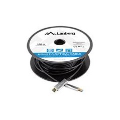 LANBERG HDMI M/M cable 100m optical AOC
