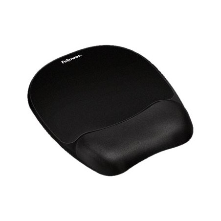 Fellowes | Mouse pad with wrist pillow | 202 x 235 x 25.4 mm | Black