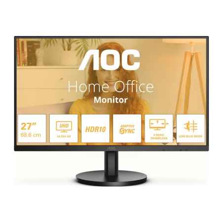 AOC U27B3M | 27 " | VA | UHD | 16:9 | 60 Hz | 4 ms | 3840 x 2160 pixels | 300 cd/m | HDMI ports quantity 2