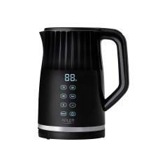 Adler Kettle with LED display | AD 1350 | Electric | 2200 W | 1.7 L | Stainless Steel | 360 rotational base | Black