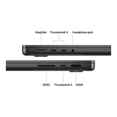 Apple MacBook Pro 14" Apple M4 10C CPU, 10C GPU/16GB/1TB GB SSD/Space Black/RUS | Apple