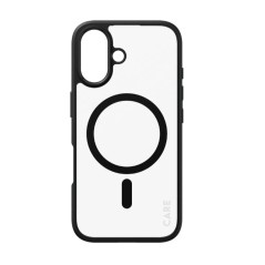 CARE Flagship Case | Back cover | Apple | iPhone 16 | Recycled plastic | Black | MagSafe
