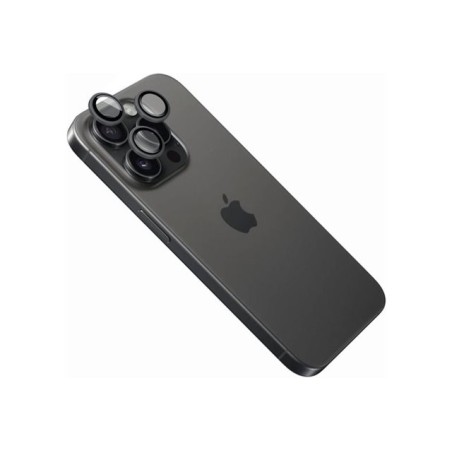 Fixed Camera glass | Apple | iPhone 16 Pro/16 Pro Max | Tempered glass | Black