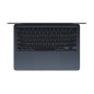 Apple MacBook | Air | Midnight | 13 " | IPS | 2560 x 1664 pixels | Apple M4 | 16 GB | Solid-state drive capacity 256 GB | Apple 