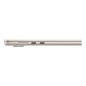 Apple MacBook | Air | Starlight | 15 " | IPS | 2880 x 1864 pixels | Apple M4 | 16 GB | Solid-state drive capacity 256 GB | Apple
