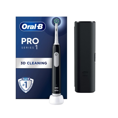 Oral-B Electric Toothbrush with Travel Case | Pro Series 1 | Rechargeable | For adults | Number of brush heads included 1 | Numb