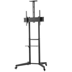 Neomounts Floor stand | FL50-550BL1 TV trolley | Adjustable Height, Tilt | 37-70 " | Maximum weight (capacity) 50 kg | Black