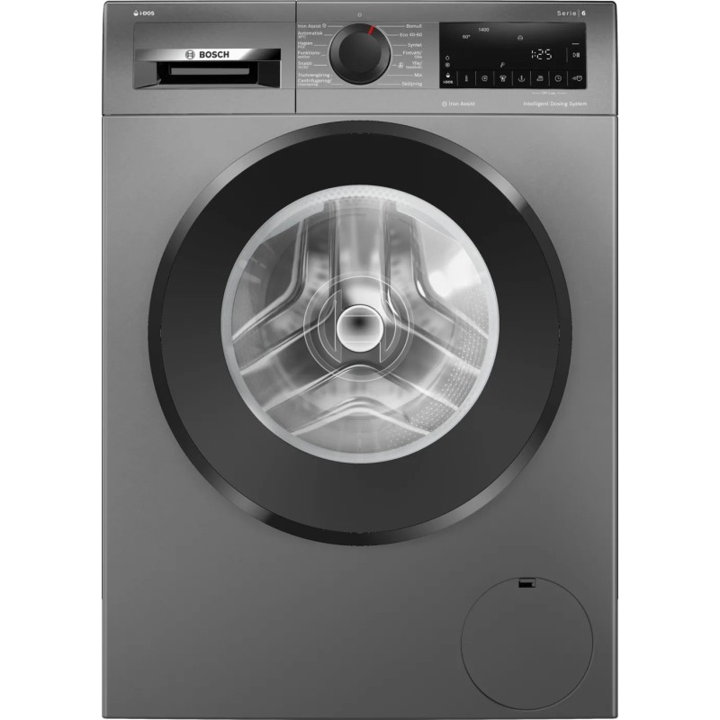 Bosch Washing Machine | WGG244RFSN | Energy efficiency class A | Front loading | Washing capacity 9 kg | 1400 RPM | Depth 59 cm 