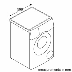 Bosch | Washing Machine | WNC254ARSN | Energy efficiency class A/D | Front loading | Washing capacity 10.5 kg | 1400 RPM | Depth
