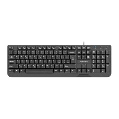 NATEC KEYBOARD TROUT SLIM USB, CZ/SK LAYOUT, BLACK