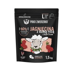 PAKA ZWIERZAKA Puppy Lamb with wild rose L - dry dog food - 1,5kg