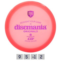 Diskgolfo diskas Distance Driver C-LINE CD1 COLOR GLOW Red