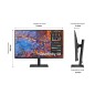 Samsung LS32B800PXU computer monitor 81.3 cm (32") 3840 x 2160 pixels 4K Ultra HD LCD Black