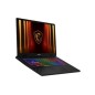 MSI Crosshair A16 HX D8WFKG-023XPL AMD Ryzen 7 8840HX Notebook 40,6 cm (16") Quad HD+ 16 GB DDR5-SDRAM 1 TB SSD NVIDIA GeForce R