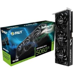 Graphics Card|PALIT|NVIDIA GeForce RTX 5060 Ti|16 GB|GDDR7|128 bit|PCIE 5.0 16x|Memory 1750 MHz|Triple slot Fansink|1xHDMI|3xDis