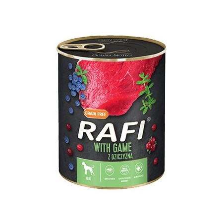 Dolina Noteci Rafi Dog wet food with venison - 800g
