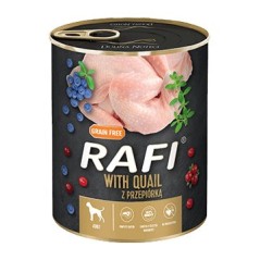 Dolina Noteci Rafi Dog wet food with quail, blueberries and cranberries - 800g