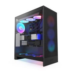 Case|NZXT|H7 Flow RGB|MidiTower|ATX|EATX|MicroATX|MiniITX|Colour Black|CM-H72FB-R1