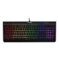 HYPERX Alloy Core RGB klaviatūra – RGB apšvietimas, membraninė technologija, patvarus dizainas